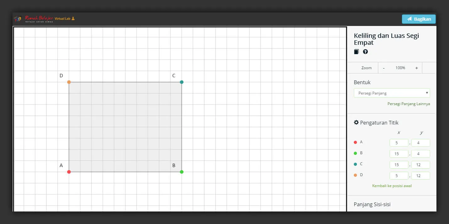 Interactive Virtual Laboratory: Area And Perimeter Of Rectangle